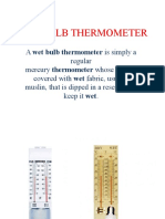 Wet Bulb Thermometer Presentation Semester 3