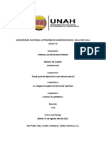 Tarea Guía de Ejercicios Uno - Tercer Parcial