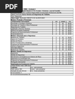 Colégio Cecon Juiz de Fora - Técnico em Segurança Do Trabalho - Matriz Curricular