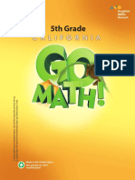 5 TH Grade Go Math Textbook