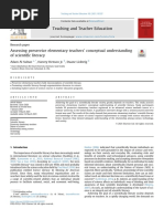 Assessing Preservice Elementary Teachers' Conceptual Understanding