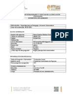 Formato de Entrevista Especialización en Pedagogía y Docencia Universitaria