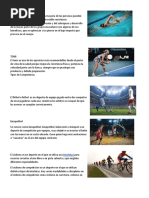 5 Tipos de Deportes