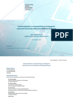 Decriminalization: A Proposed Theory of Change For Improved Community Safety and Wellbeing Outcomes