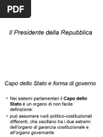 Il Presidente Della Repubblica