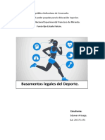 Basamentos Legales Del Deporte