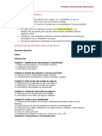 Lineamiento y Estructura de Trabajo Proyecto de Innovación Empresarial