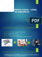 Saneamiento Fisico - Legal de Inmuebles: Mgtr. Carrasco Millones Jorge Luis Consultor en Gestion Urbana