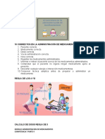 Calculo de Dosis Regla de 3