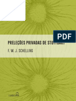 (SCHELLING, F. W. J.) Preleções Privadas de Stuttgart