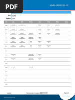 Horario Académico