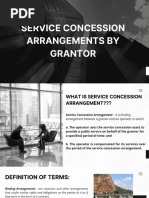 Service Concession Agreement by Grantor