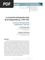 Economia Antioqueña Antes de La Independencia JURADO JURADO