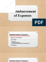 Reimbursement of Expenses Presentation