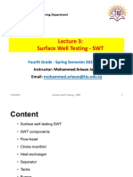 PTR 432 L3 Surface Well Testing SWT