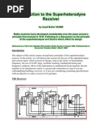 Introduction To The Superheterodyne Receiver