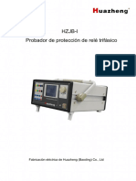 HZJB I 3 Phase Relay Protection Tester Manual 