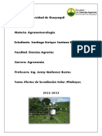 Efectos Morfologicos de La Radiacion Solar en El Cultivo de Pitahaya