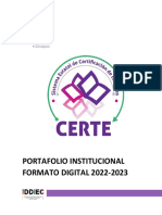 Portafolio Institucional Digital 2022 2023