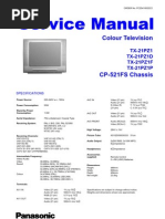 Panasonic tx-21pz 1 D F P Chassis cp521fs (ET)