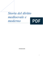 Storia Del Diritto Medievale e Moderno