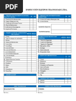 Inpecciones de Equipos Por Prevencion
