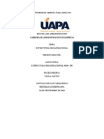 Estructura Organizacional Tarea 3