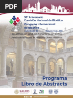 Libro de Abstracts Congreso Internacional de Bioética 2022