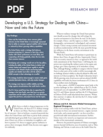 Developing A Us Strategy For Dealing With China