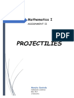 Maths Projectiles