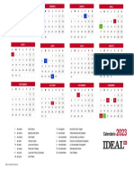 Calendario Laboral Landscape Sant - Cugat - Del - Vallès 2023