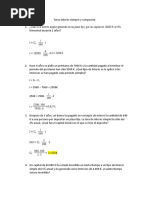 Tarea Interés Siempre y Compuesto Financiacion Internacional