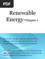 (Renewable Energy) - Chapter-1