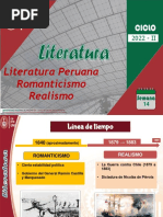 SEMANA 14 - Literatura Peruana Romanticismo y Realismo