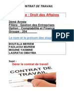 Définition de Le Contrat de Travail-1 1 Ge 204