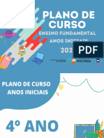 Plano de Curso - Anos Iniciais - 4° Ano