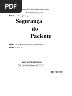 Segurança Do Paciente