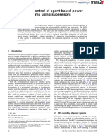 Modelling and Control of Agent-Based Power Protection Systems Using Supervisors