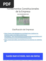 Fundamentos Constitucionales de La Empresa PRIMERA PARTE