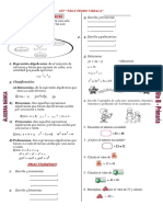 Cuestionario de Álgebra 6to B