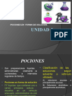 Unidad 5 POCIONES EN FORMA DE SOLUCIÓN