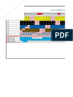 Jadwal Oktober 2022