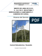 Termino de Referencia - Inspección de La Línea 33 KV