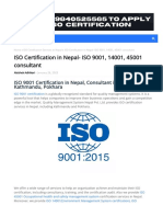 ISO Certification in Nepal