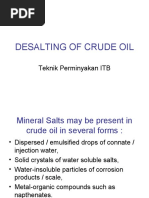 Desalting of Crude Oil