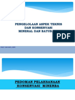 Penerapan Konservasi Minerba