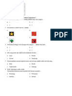 Soal PTS Kelas 1 Tema 5 Subtema 1 Dan 2