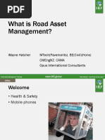 What Road Asset Management