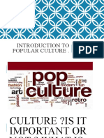 Introduction To Popular Culture