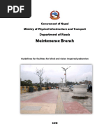 Guidelines For Facilities For Blind and Vision Impaired Pedestrians